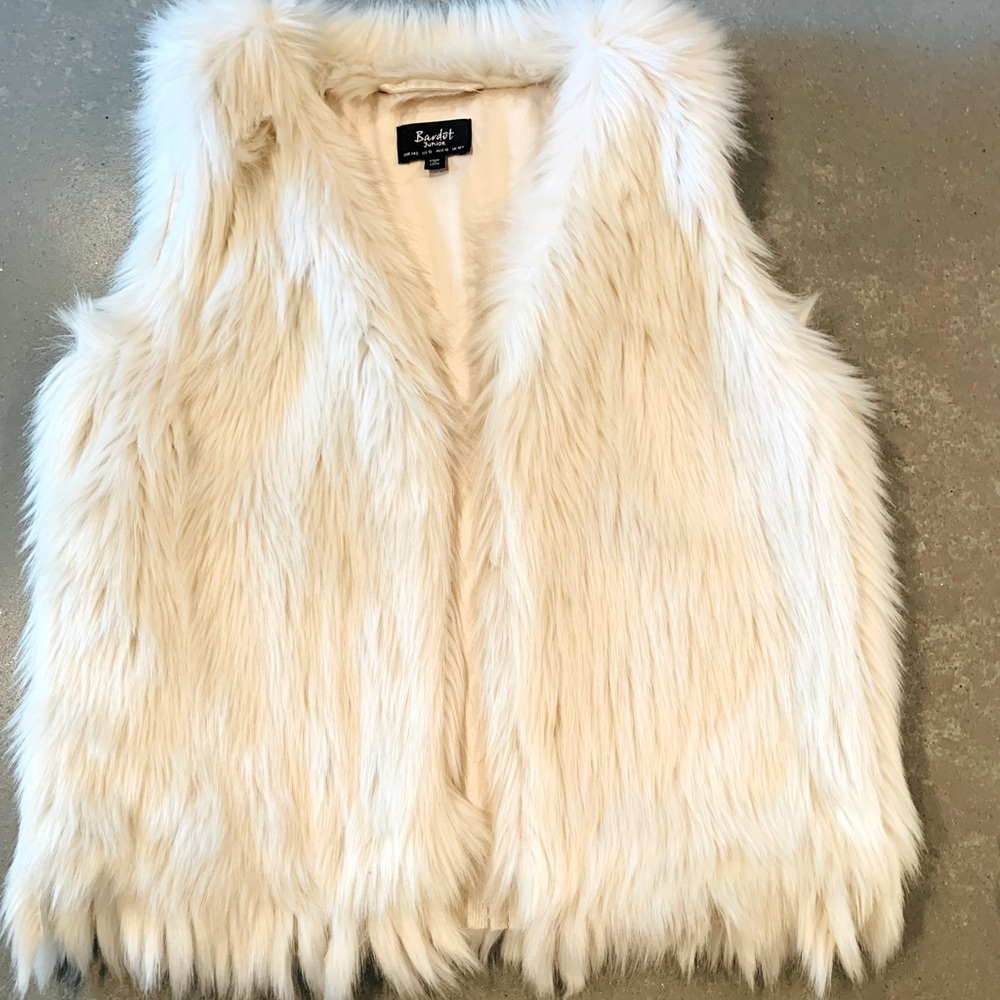 LUXE Bardot Junior Faux Fur Vest